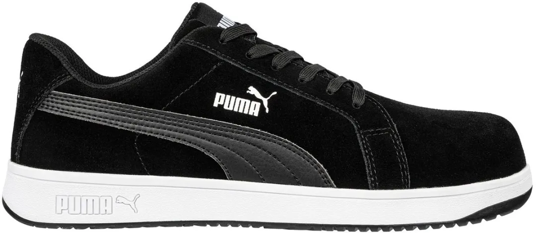 PUMA Icon Suede Black Laag S1P 640010 - Werkschoenen 47