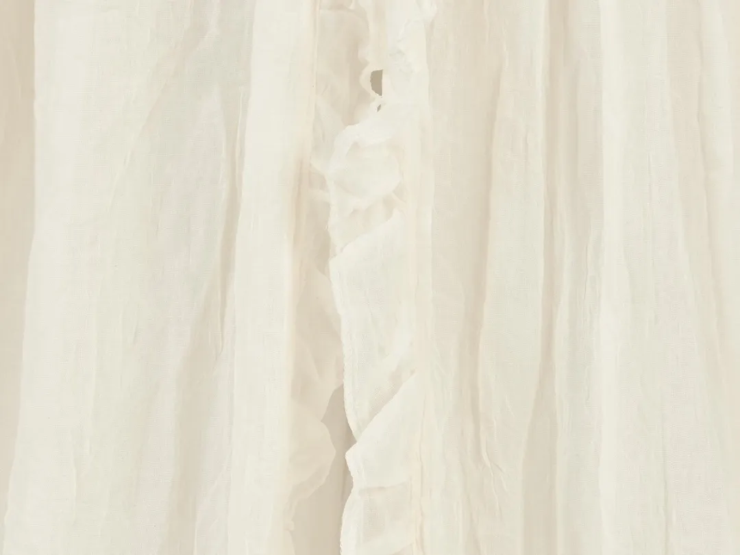 Jollein Baby Sluier Vintage Ruffle Ivory - 155cm