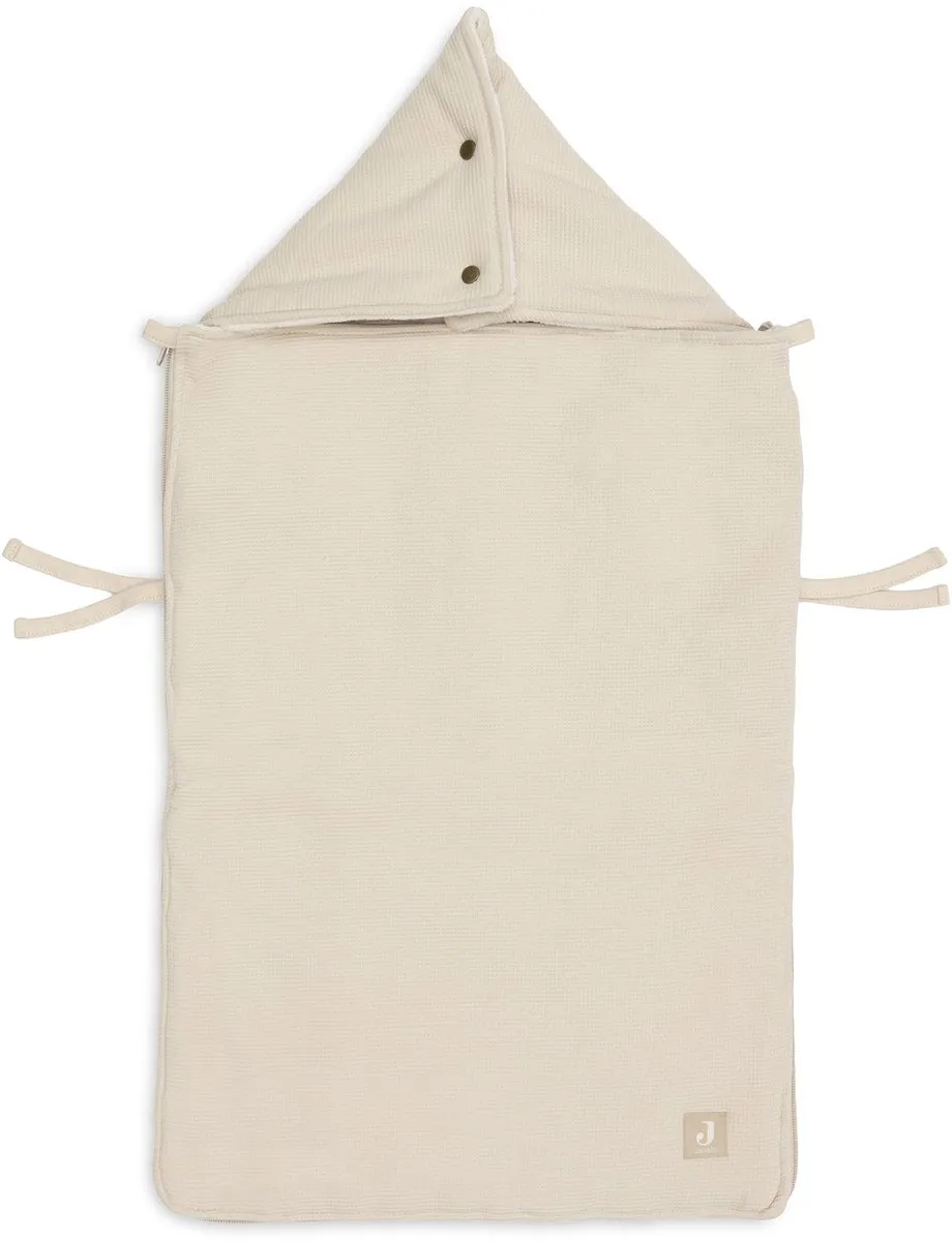 Jollein Little Waffle Voetenzak 82x42cm - Sand