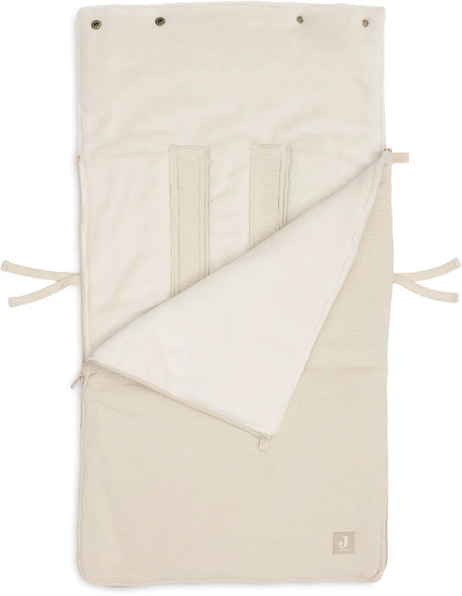 Jollein Little Waffle Voetenzak 82x42cm - Sand