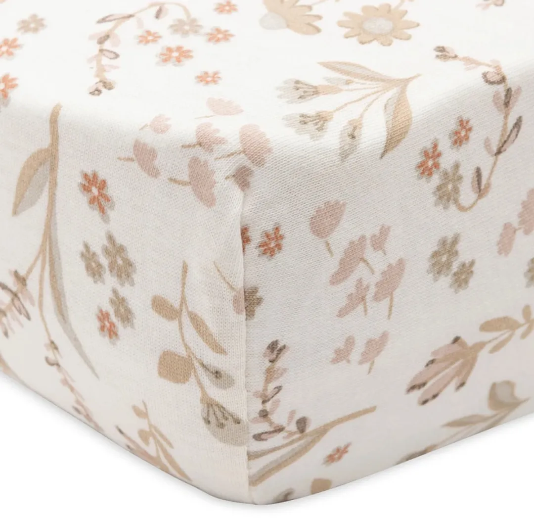 Jollein Baby Hoeslaken Jersey Bloomy - Junior 70/75x140/150cm - Multicolor