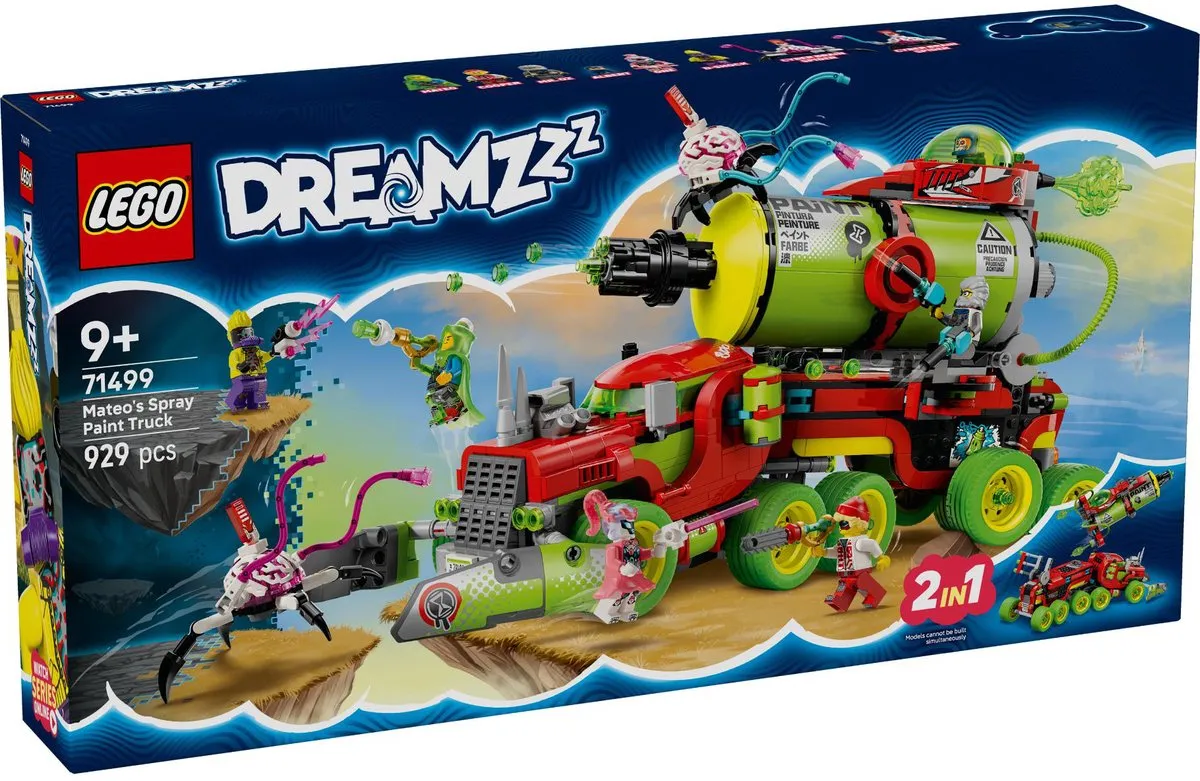 LEGO DREAMZzz Mateo's Spuitbustruck 71499 - 929 Stukken