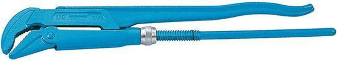 Gedore 176 Eck-Schwede Hoekpijptang 76mm - Blauw/Zwart