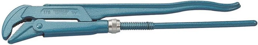 Gedore 176 Eck-Schwede Hoekpijptang 76mm - Blauw/Zwart
