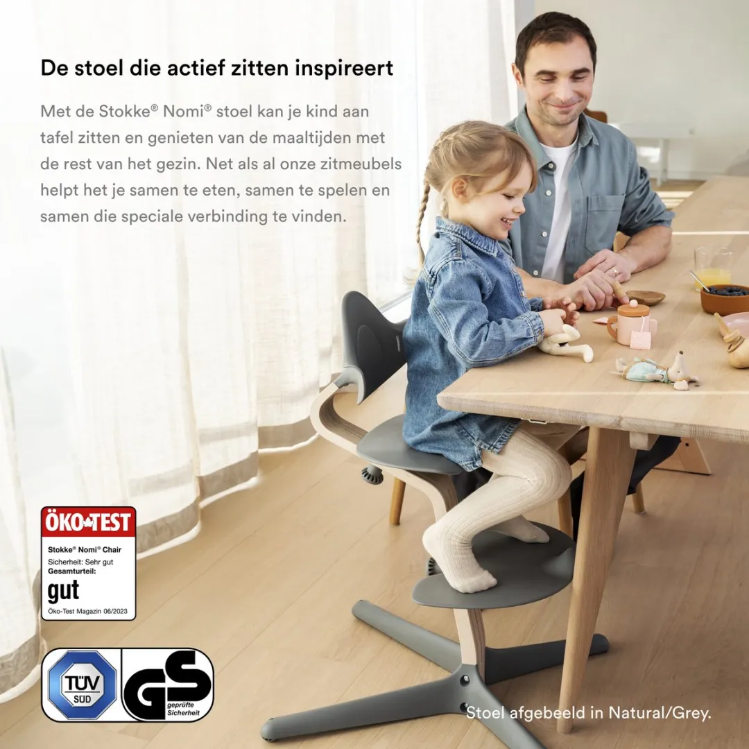 Stokke Nomi Stoel met Babyset - Eiken Wit