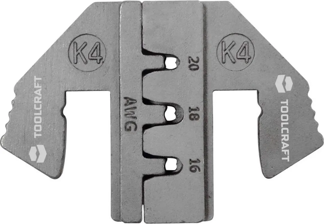 TOOLCRAFT PLE-0K4 Krimpinzetstuk Duits K4