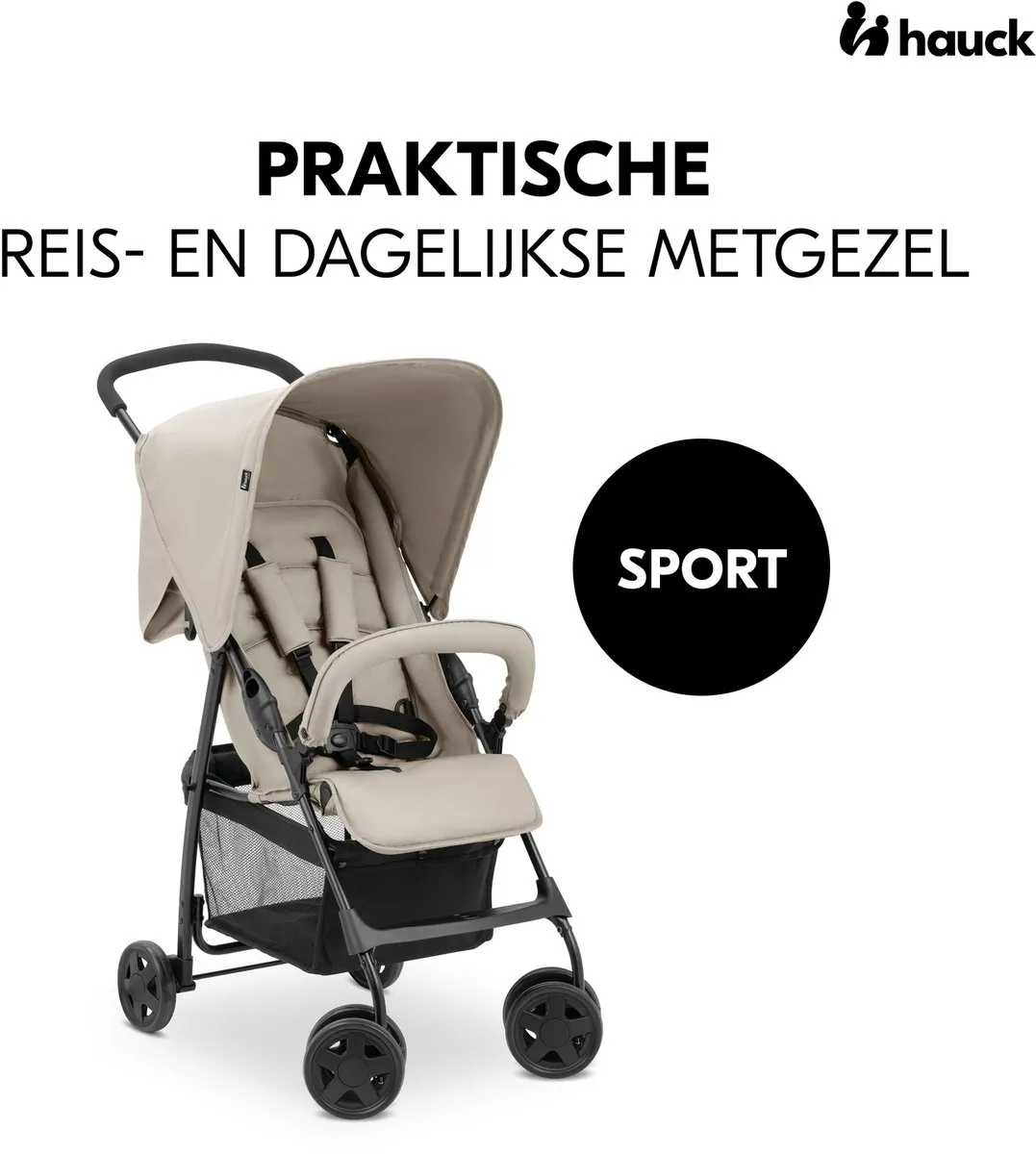 Hauck Sport Buggy - Licht inklapbaar - Beige