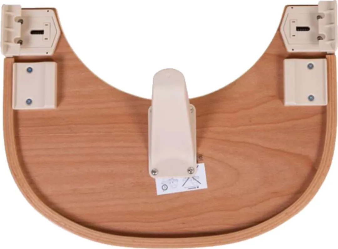 Childhome Evolu - Eettablet - Dienblad - Inclusief siliconen placemat - Hout - Naturel