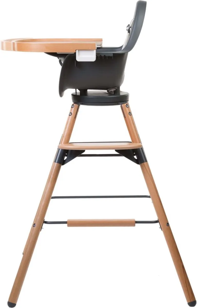 Childhome Evolu - Eettablet - Dienblad - Inclusief siliconen placemat - Hout - Naturel