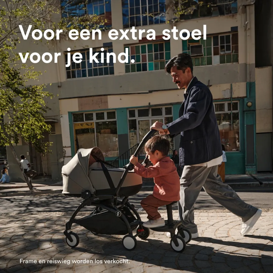 Stokke YOYO Board - Extra Zitplaats Black
