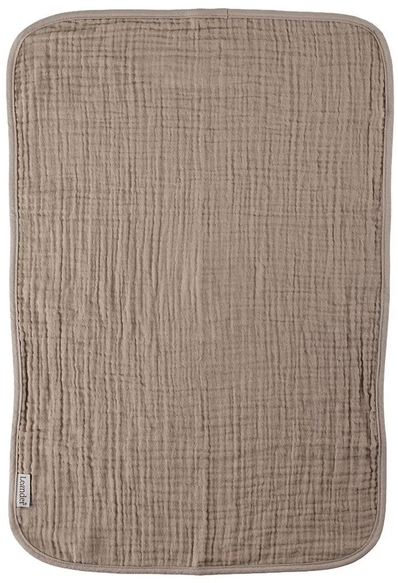 Leander Hydrofiele Doeken Organic Muslin - 2 Stuks - Beige