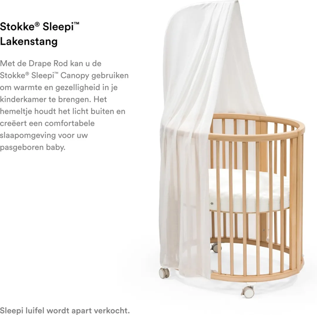 Stokke Sleepi Drape Rod V3 - Natural