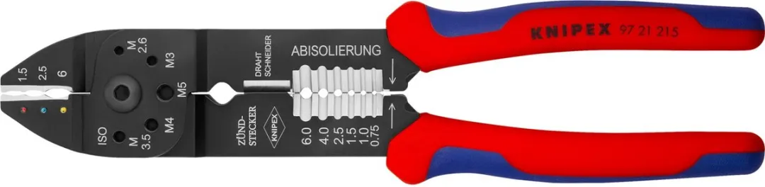 Knipex 97 21 215 Krimptang - Geïsoleerd - 1 Stuk