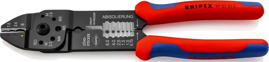 Knipex 97 21 215 Krimptang - Geïsoleerd - 1 Stuk - afbeelding 6 van 6