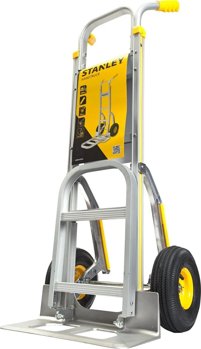 Stanley Steekwagen HT514 - 200KG - 51x80x123cm - Zilver/Geel