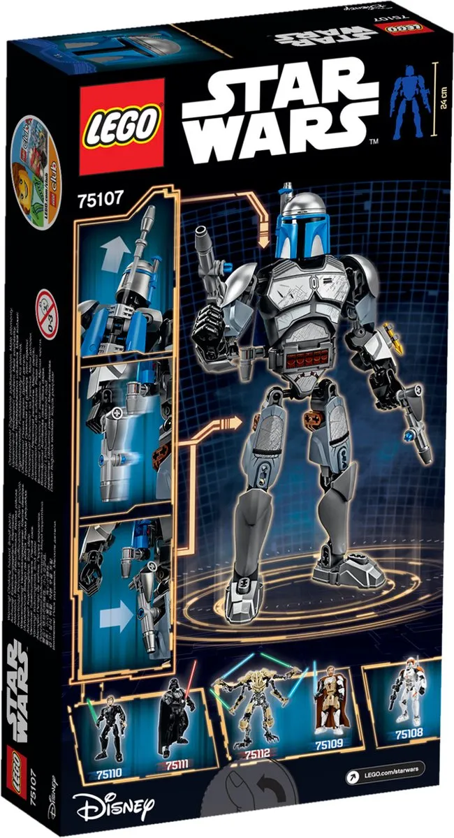 LEGO Star Wars Jango Fett 75107 - 85 Stenen - Multicolor