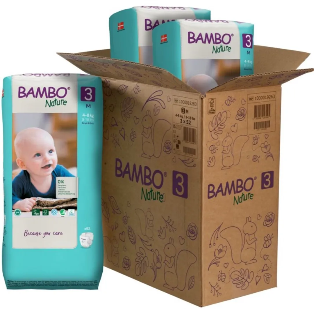 BAMBO Nature Luiers Maat 3 Midi
