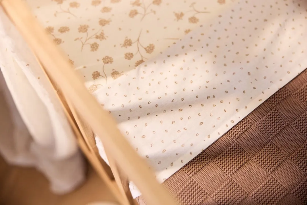 Jollein Baby Deken Ledikant Box Knit 100x150cm - Milky Coffee
