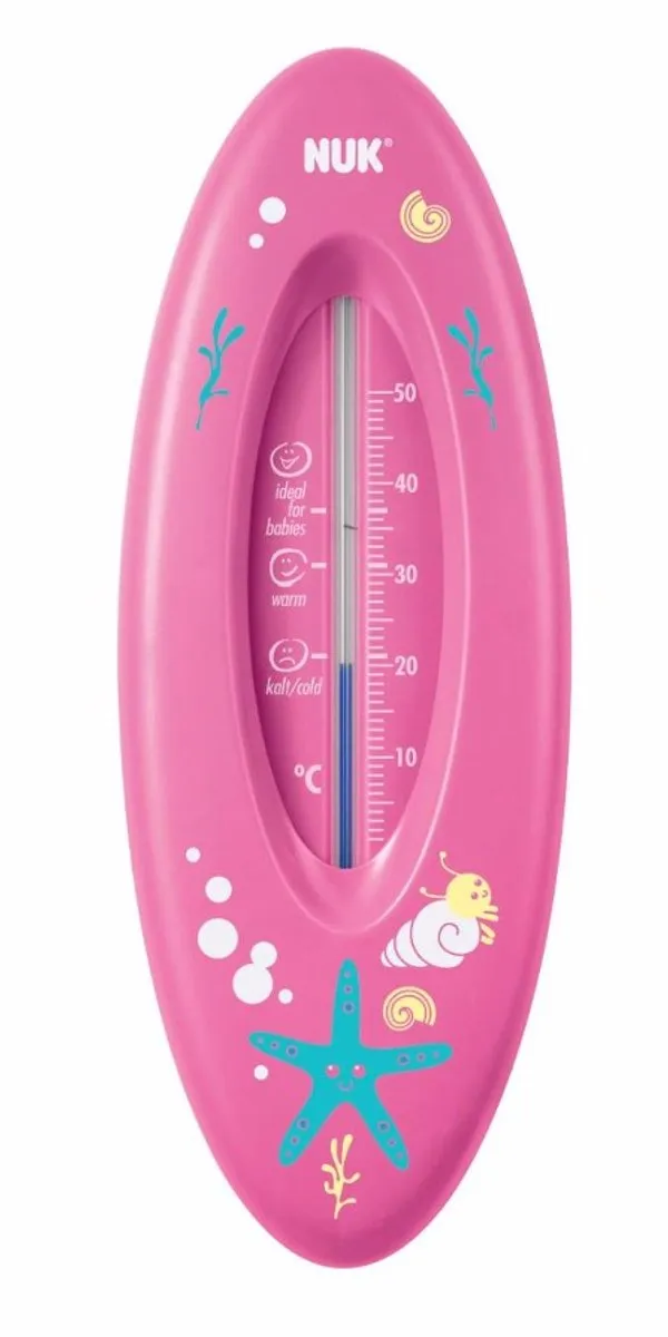 NUK Bad Thermometer - Grijs/Rose