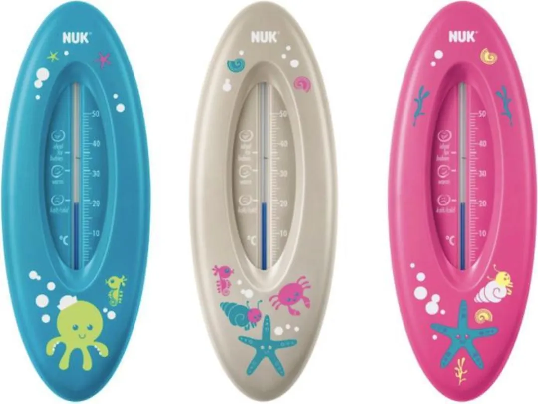 NUK Bad Thermometer - Grijs/Rose