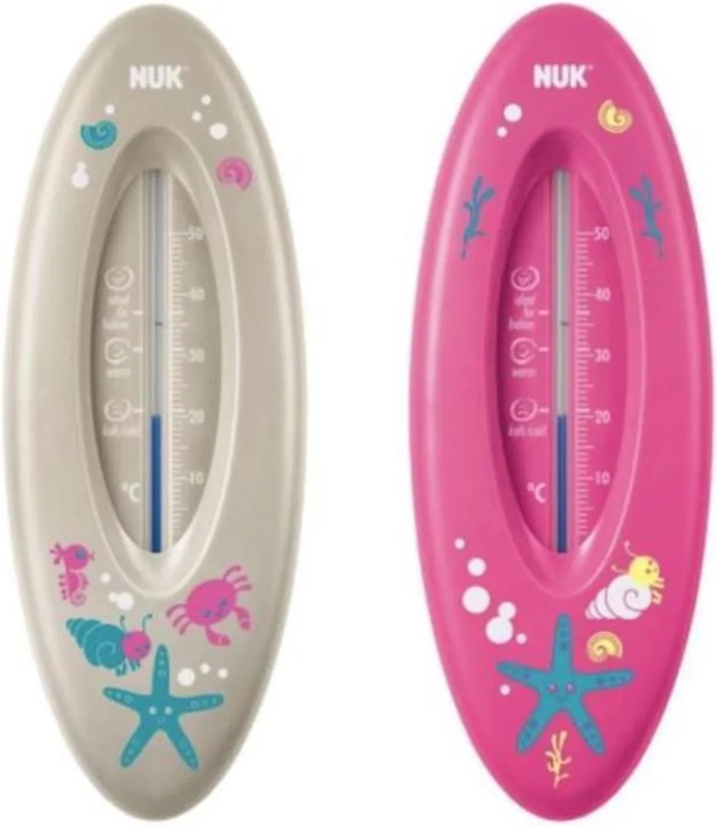 NUK Bad Thermometer - Grijs/Rose