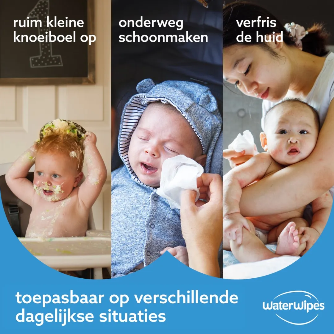 WaterWipes Billendoekjes Bio - 9x60 Stuks - afbeelding 6 van 6
