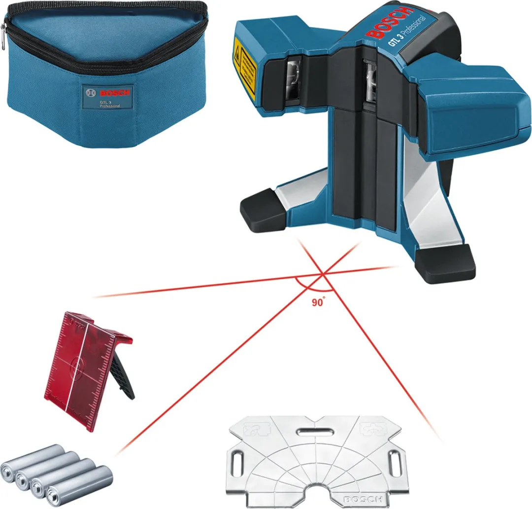 Bosch Professional GTL 3 Lijnlaser - Blauw - IP54