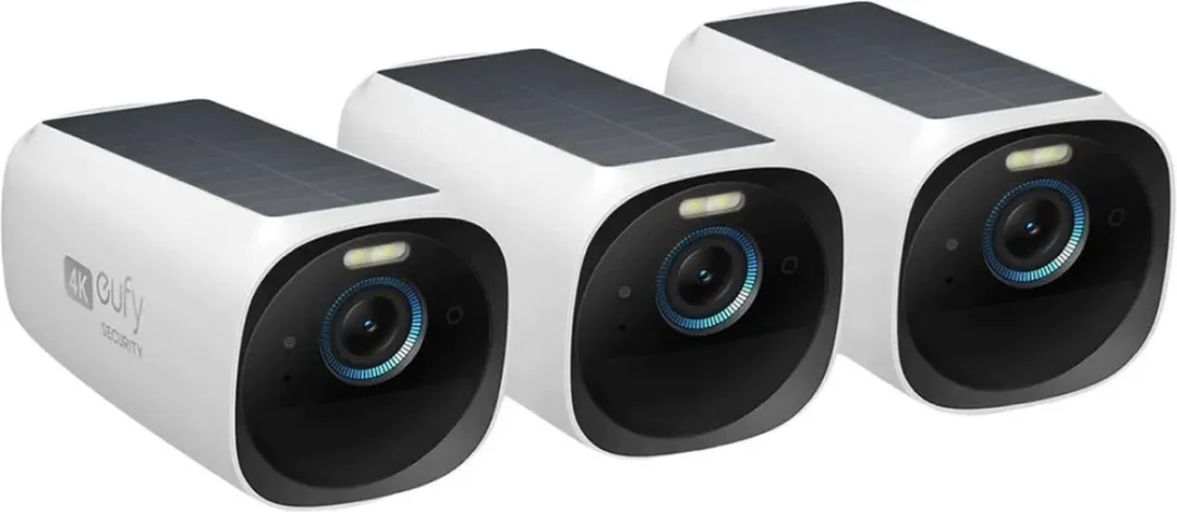 Eufy eufyCam 3 Add-on Camera 3x T81603W1 - 4K - Zwart/Wit