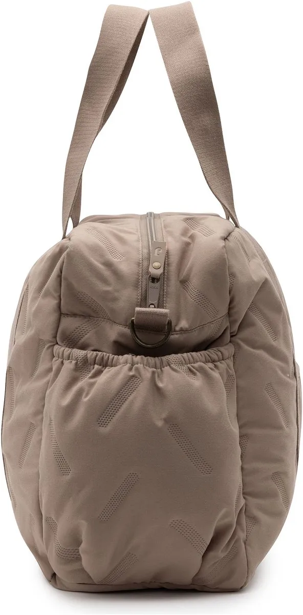 Jollein Luiertas Embossed Lily - 42x30cm - Milky Coffee