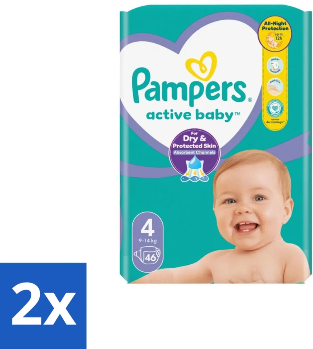 Pampers Active Baby Maat 4 Luiers