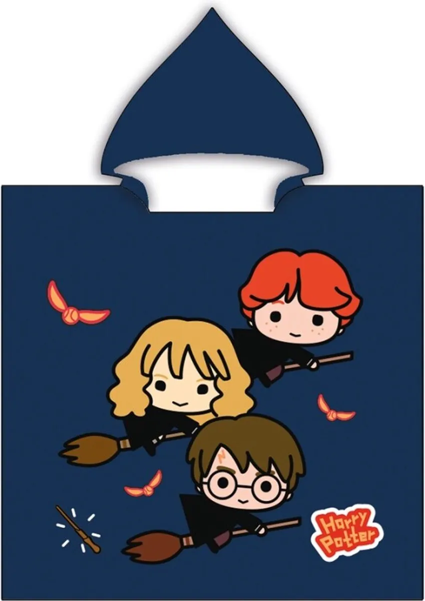 Harry Potter Poncho met capuchon - One Size - Multi Colour