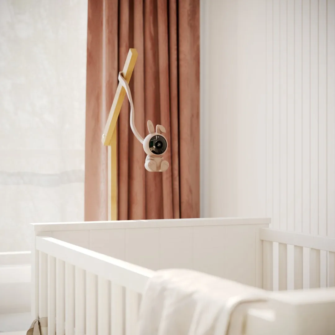 Calex 5501000900 Wifi Baby Camera - 2K - Beige