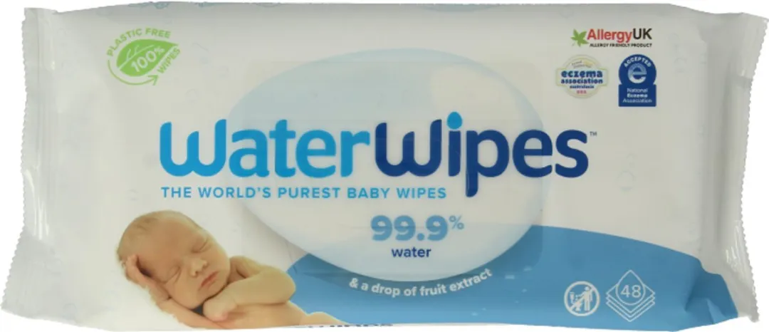 WaterWipes Babydoekjes 48 Stuks