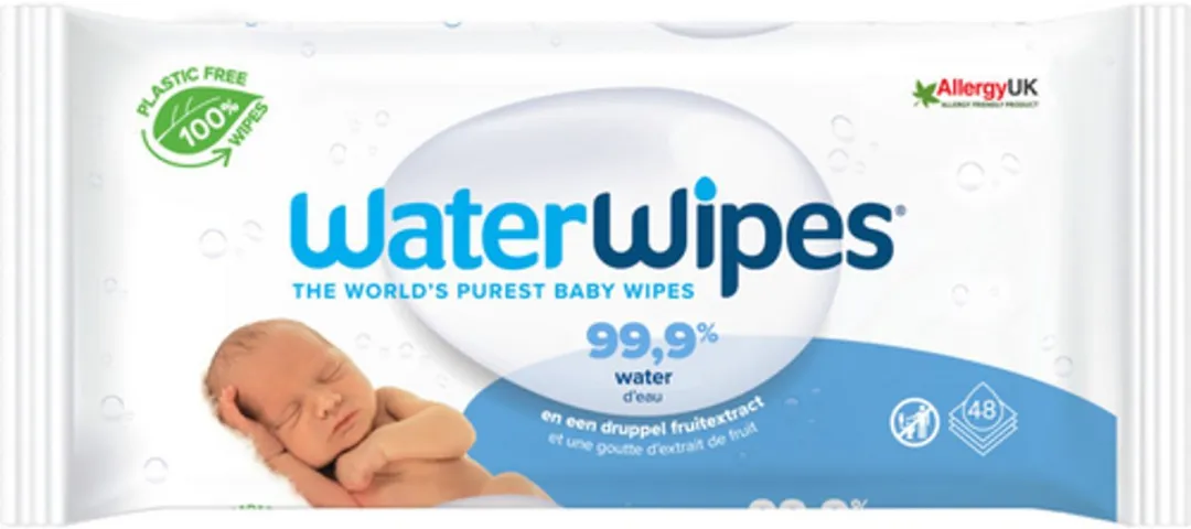 WaterWipes Babydoekjes 48 Stuks