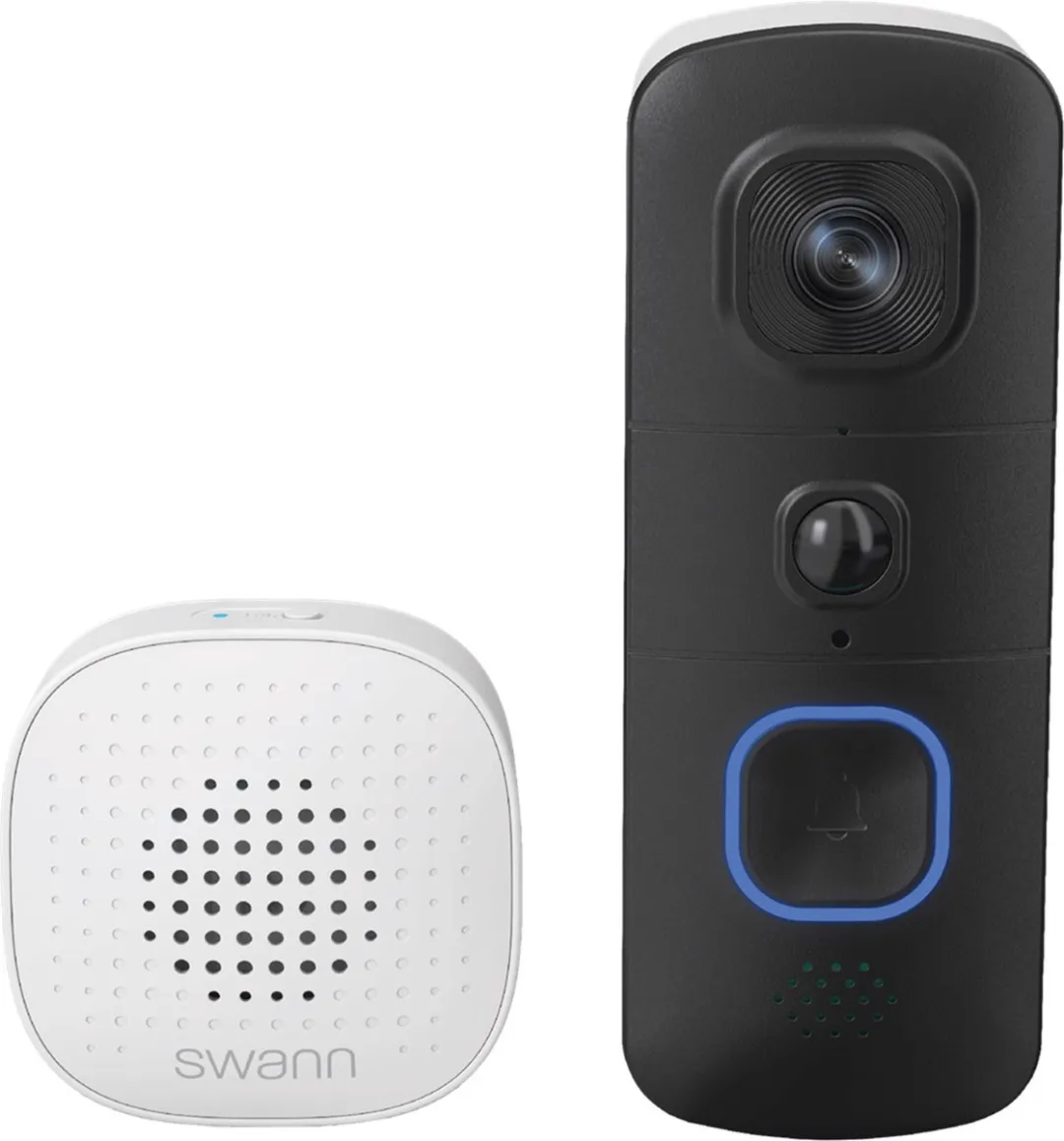 Swann EVO SWIFI-SEVDBC-EU Slimme Video Deurbel - 2K Ultra HD - Accu - Nachtvisie