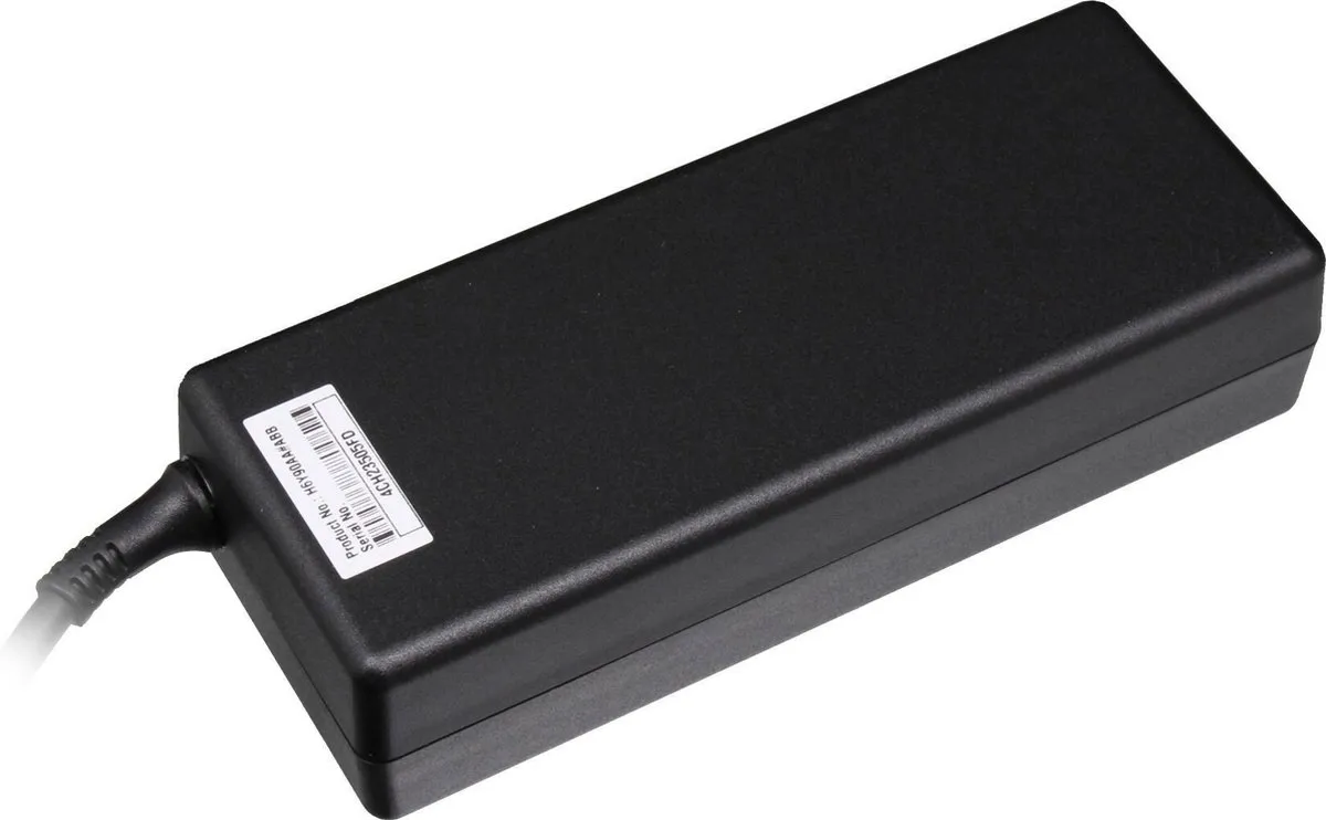 HP G6H43AA Laptopoplader 90W - Zwart