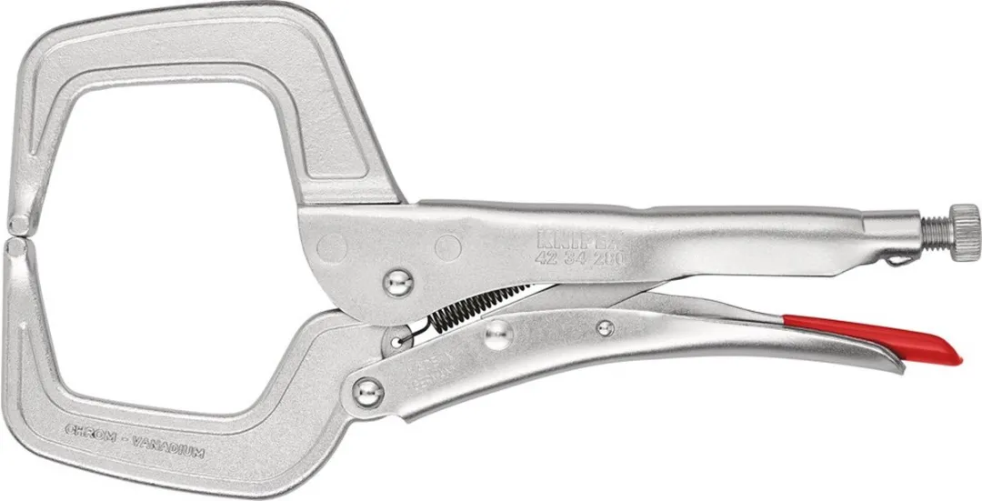 Knipex 42 34 280 Las-Klemtang 280mm - Zilver/Rood