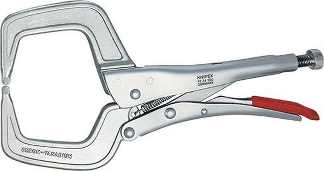 Knipex 42 34 280 Las-Klemtang 280mm - Zilver/Rood
