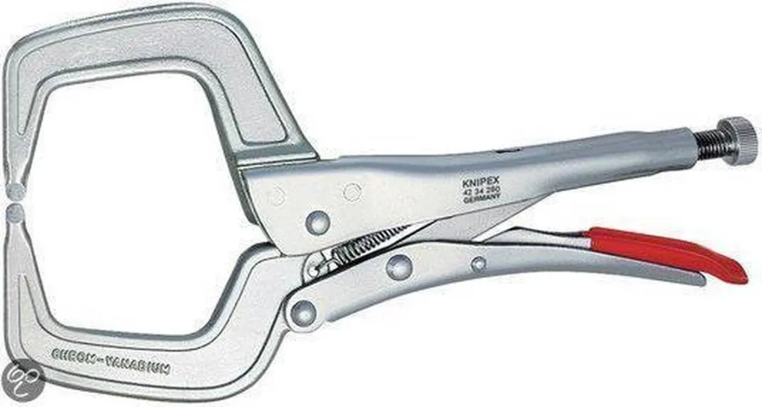 Knipex 42 34 280 Las-Klemtang 280mm - Zilver/Rood
