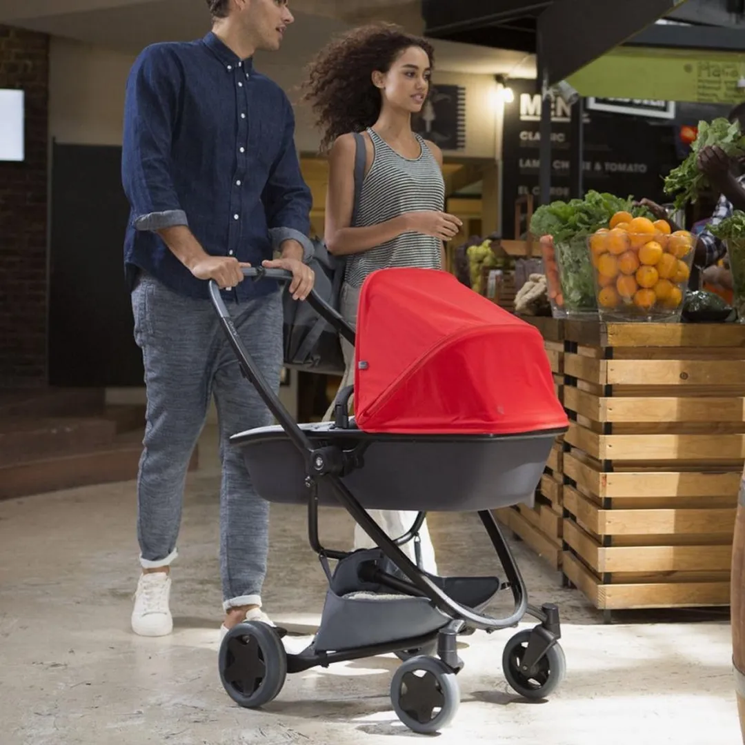 Quinny Zapp Lux Carrycot Reiswieg - Blush On Graphite - afbeelding 6 van 6