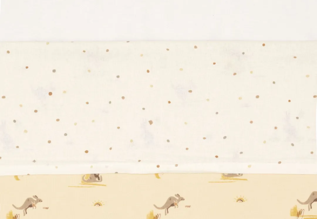 Jollein Laken Wieg 75x100cm Kangaroots Dusty Dot
