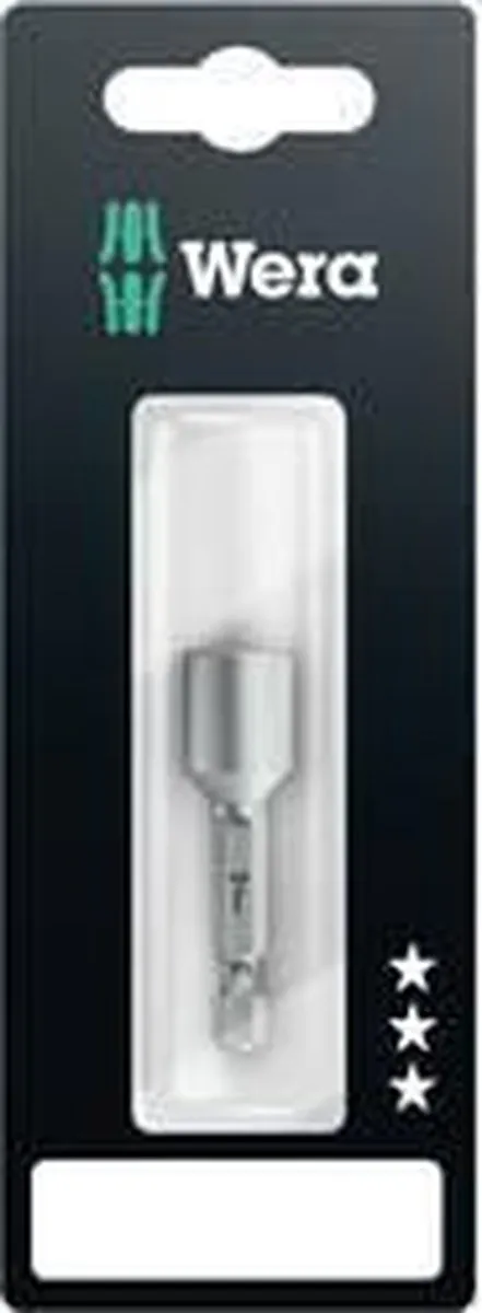 Wera 869/4 M Dopsleutel-machinebit 9mm - 1/4" 50mm