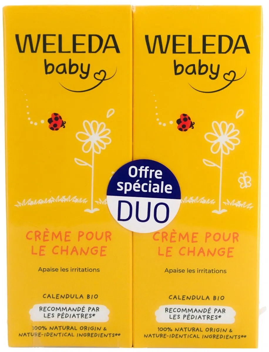 Weleda Baby Calendula Luierwisselcrème 2x75ml