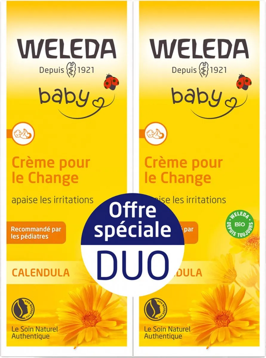 Weleda Baby Calendula Luierwisselcrème 2x75ml