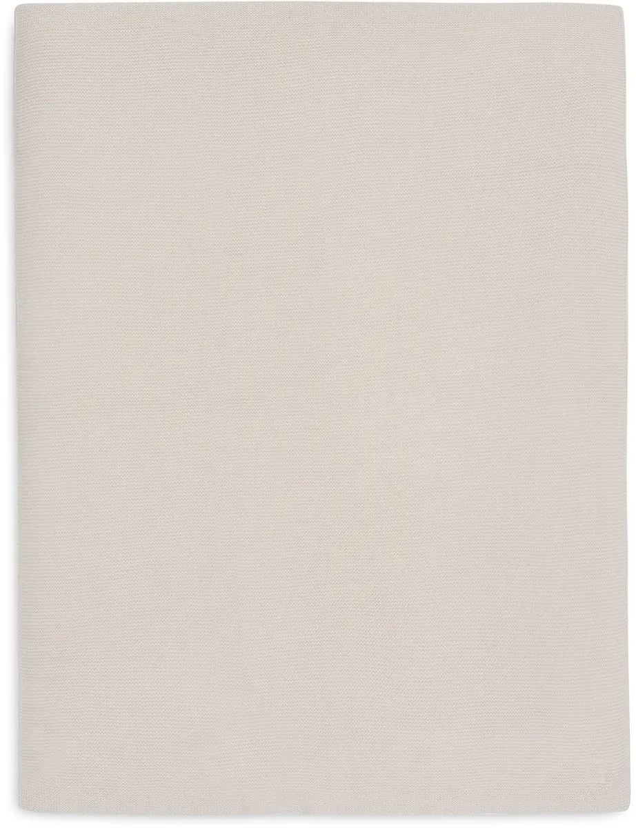 Jollein Baby Deken Wieg 75x100cm Basic Knit - Oatmeal