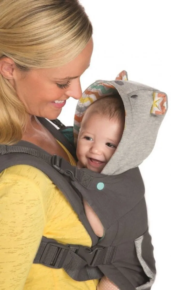 Infantino Cuddle Up Draagzak BK-05331 - Grijs - afbeelding 6 van 6