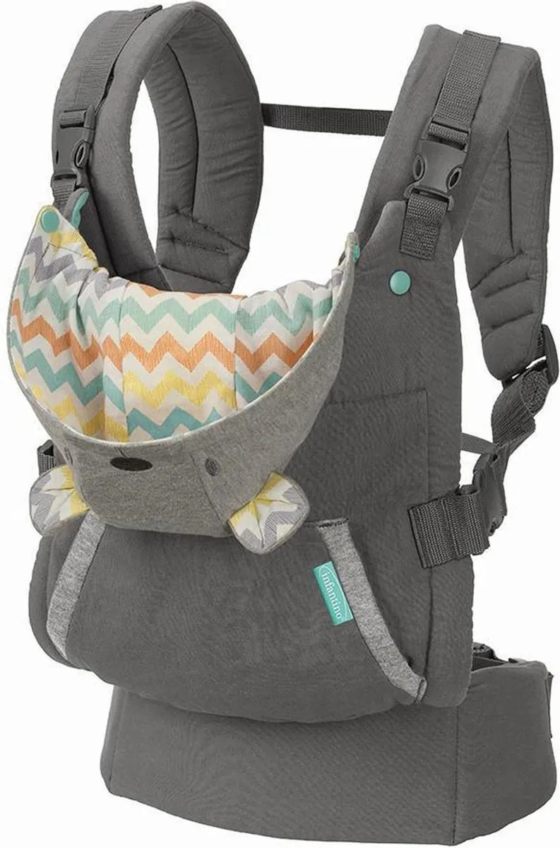 Infantino Cuddle Up Draagzak BK-05331 - Grijs