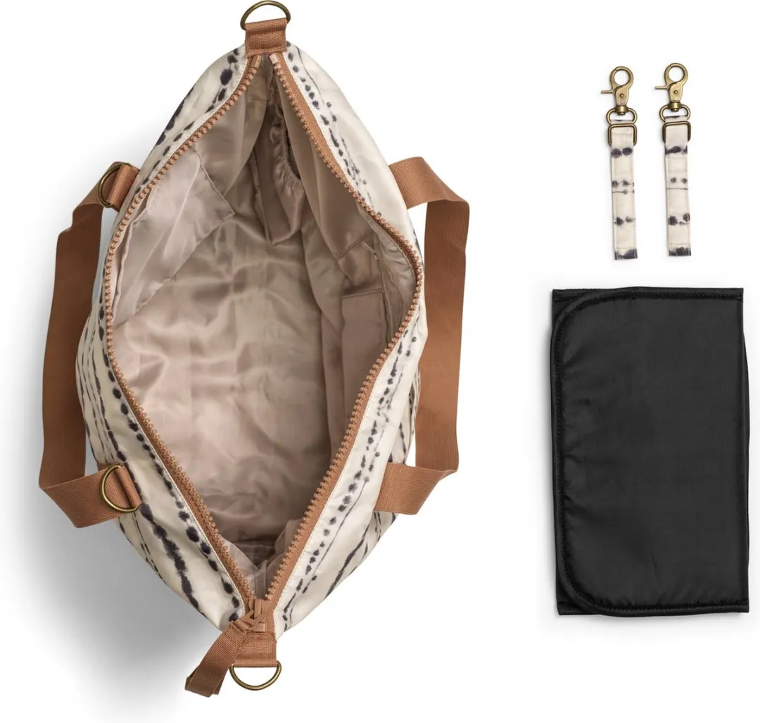 Elodie Soft Shell Luiertas Tidemark Drops - Wit/Dark Grijs