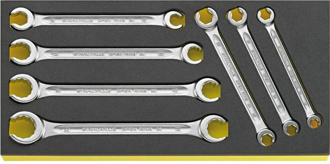 Stahlwille 96838758 TCS 24/7 Dubbele Ringsleutelset 8-22mm