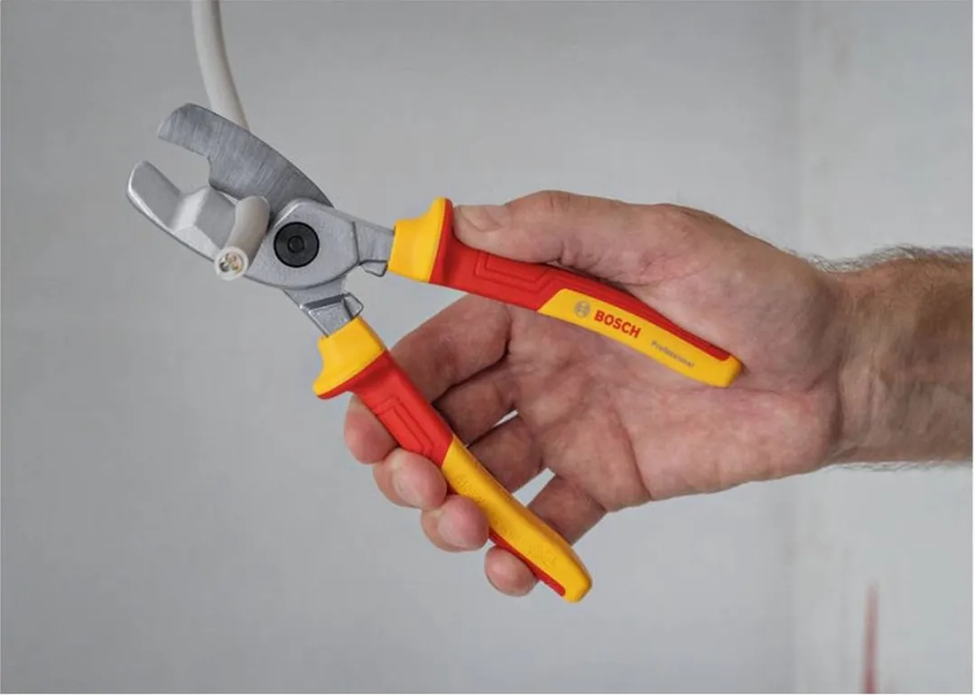Bosch Professional VDE Kabelkniptang 200mm - Rood/Grijs